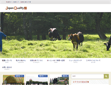 Tablet Screenshot of japan-quality.com